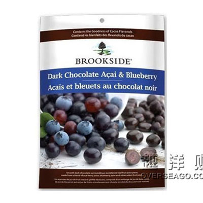 BROOKSIDE 蓝莓夹心黑巧克力 DARK CHOCOLATE COVERED ACAI WITH BLUEBERRY(907g), 原价￥228，限时仅售￥188！绝对正品，超低折扣，含美国直邮～