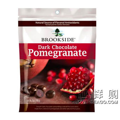 BROOKSIDE 石榴夹心黑巧克力 DARK CHOCOLATE POMEGRANATE(907g), 原价￥228，限时仅售￥188！绝对正品，超低折扣，含美国直邮～