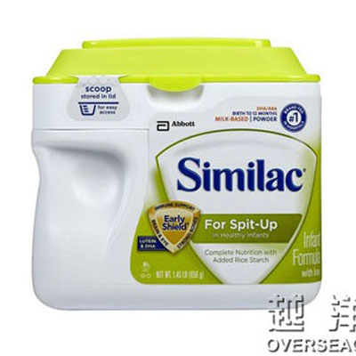 Similac 雅培 1段/一段 过敏性体质防呕吐婴幼儿奶粉(Sensitive For Spit Up)(适合一岁以下)(1盒装，658g/盒*1)，原价￥478，限时仅售￥348！绝对正品，超低折扣，含美国直邮～