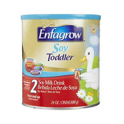 Enfamil 美赞臣 2段/二段 婴幼儿豆奶粉(Soy Milk)(适合10-36个月)(1罐装，680g/罐*1)，原价￥458，限时仅售￥328！绝对正品，超低折扣，含美国直邮～