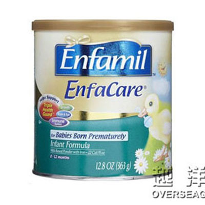 Enfamil 美赞臣 1段/一段 早产儿专用奶粉(Enfacare)(适合1岁以下)(1罐装，363g/罐*1)，原价￥418，限时仅售￥278！绝对正品，超低折扣，含美国直邮～