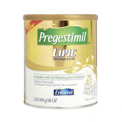 Enfamil 美赞臣 1段/一段 低敏补铁装婴幼儿奶粉(Pregestimil)(适合1岁以下)(1罐装，454g/罐*1)，原价￥538，限时仅售￥398！绝对正品，超低折扣，含美国直邮～