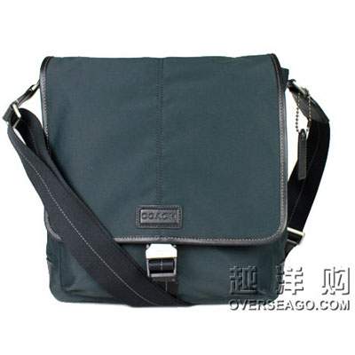 COACH 蔻驰 男士尼龙竖形斜跨包 VARICK NYLON MAP BAG （COACH F70665 / COACH 70665）(多色)，原价￥1680，限时仅售￥1280！绝对正品，超低折扣，含美国直邮～
