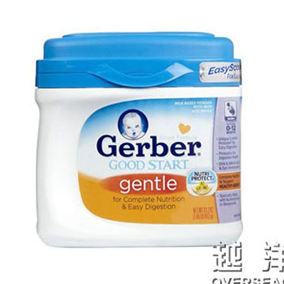 Gerber Good Start 嘉宝雀巢 1段/一段 婴儿温和配方营养奶粉(Gentle)(适合0-12月)(1罐装，657g/罐*1)，原价￥468，限时仅售￥328！绝对正品，超低折扣，含美国直邮～
