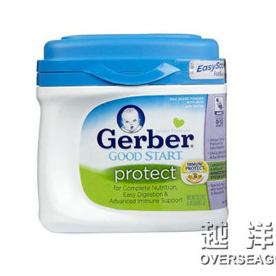 Gerber Good Start 嘉宝雀巢 1段/一段 婴儿温和配方营养奶粉(Protect)(适合0-12月)(1罐装，657g/罐*1)，原价￥468，限时仅售￥328！绝对正品，超低折扣，含美国直邮～
