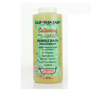 California Baby 加州宝宝 镇静安神泡泡浴 Bubble Bath - Calming(适用新生儿及以上)(1瓶装，390ml/瓶*1)，原价￥238，限时仅售￥178！绝对正品，超低折扣，含美国直邮～