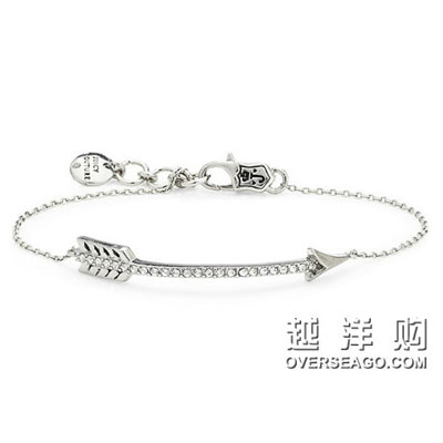 JUICY COUTURE 橘滋 箭头手链 ARROW BRACELET(JRU5915)(银色)，价￥720，限时仅售￥580！绝对正品，超低折扣，含美国直邮～