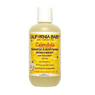 California Baby 加州宝宝 金盏花/金盏草洗发沐浴液 CalendulaShampoo & Bodywash(适用新生儿及以上)(1瓶装，255ml/瓶*1)，原价￥228，限时仅售￥158！绝对正品，超低折扣，含美国直邮～