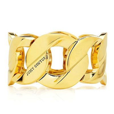 JUICY COUTURE 橘滋 伸展链手链 STRETCH CHAIN BRACELET(YJRU6094)(金色，银色)，原价￥1090，限时仅售￥890！绝对正品，超低折扣，含美国直邮～