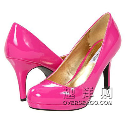 STEVE MADDEN 史蒂夫•马登圆头漆皮高跟鞋 P-POLLIE(多色)，原价￥1058，限时仅售￥598！绝对正品，超低折扣，含美国直邮～