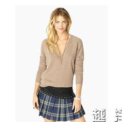 JUICY COUTOURE 橘滋 2012年新款女士短裙 ETON PLAID SKIRT(JG006752)(宝蓝色)，原价￥2458，限时仅售￥1668！绝对正品，超低折扣，含美国直邮～