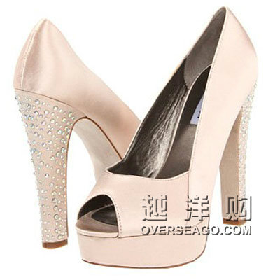 STEVE MADDEN 史蒂夫•马登鱼嘴绸面防水台高跟鞋 P-BETSI(黑色，裸色，浅咖色)，原价￥1288，限时仅售￥578！绝对正品，超低折扣，含美国直邮～
