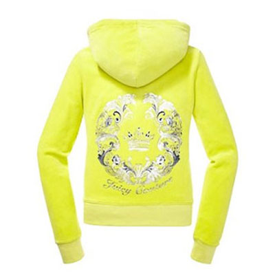 JUICY COUTOURE 橘滋 2012年新款女士连帽卫衣 MIRRORED CROWN HOODIE(JG006565)(多色)，原价￥2298，限时仅售￥1548！绝对正品，超低折扣，含美国直邮～