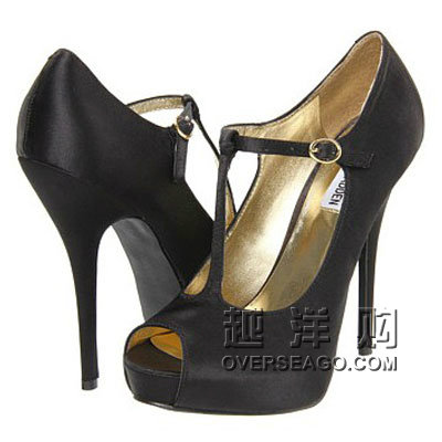 STEVE MADDEN 史蒂夫•马登鱼嘴细跟稠面高跟鞋 P-GEAA(多色)，原价￥1388，限时仅售￥638！绝对正品，超低折扣，含美国直邮～
