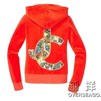 JUICY COUTOURE 橘滋 2012年新款女士连帽卫衣 JEWELED JC VELOUR HOODIE(JG006578)(多色)，原价￥2148，限时仅售￥1498！绝对正品，超低折扣，含美国直邮～