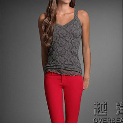 ABERCROMBIE & FITCH  阿贝克隆贝比&费奇 2012年新款女士吊带衫 JORIE TANK(多色)，原价￥1548，限时仅售￥758！绝对正品，超低折扣，含美国直邮～