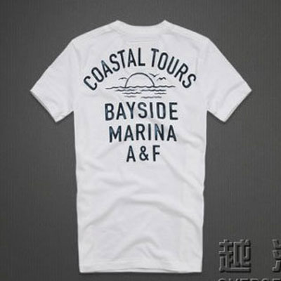 ABERCROMBIE & FITCH  阿贝克隆贝比&费奇 2012年新款男士短袖 LEWEY MOUNTAIN TEE(多色)，原价￥598，限时仅售￥388！绝对正品，超低折扣，含美国直邮～