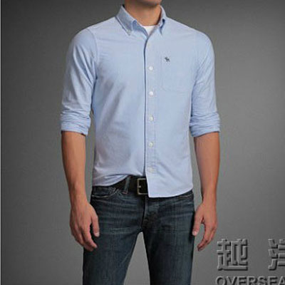 ABERCROMBIE & FITCH  阿贝克隆贝比&费奇 2012年新款男士衬衫 JAY RANGE SHIRT(多色)，原价￥898，限时仅售￥698！绝对正品，超低折扣，含美国直邮～
