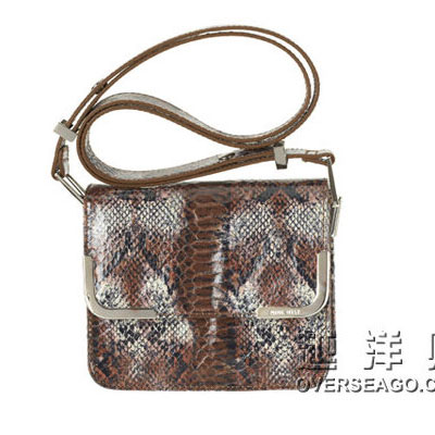 NINE WEST玖熙 女士蟒纹单肩斜挎包 CHASEY CONVERTIBLE CROSS-BODY，原价￥770，限时仅售￥499！绝对正品，超低折扣，含美国直邮～