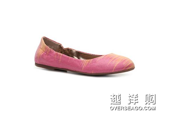 BCBG MAXAZRIA 平底鞋 MAGIE REPTILE FLAT(粉色＋黄色，多种蓝色)，原价￥，限时仅售￥！绝对正品，超低折扣，含美国直邮～