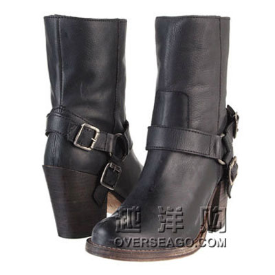 Steve Madden 史蒂夫•马登 女士新款高跟中筒靴 Gyn (黑色/棕色)，原价￥1898，限时仅售￥1028！绝对正品，超低折扣，含美国直邮～