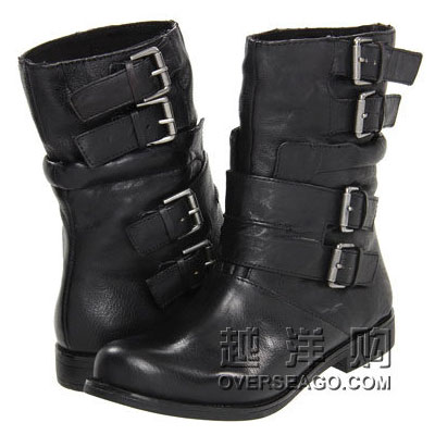 NINE WEST 玖熙 新款女士中筒靴 FANGO (黑色/灰褐色/棕色)，原价￥1568，限时仅售￥808！绝对正品，超低折扣，含美国直邮～