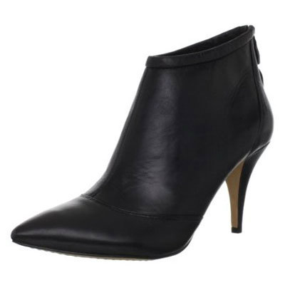 Nine West 玖熙 2012秋冬季新款女士细高跟短靴 VC-Onda(银+黑色/黑色)，原价￥2188，限时仅售￥1528！绝对正品，超低折扣，含美国直邮～
