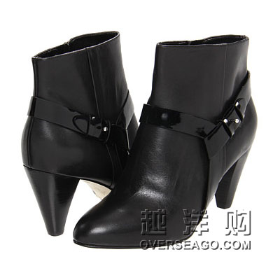 Cole Haan 新款女式高跟裸靴 Calico Bootie (黑色/蓝色绒面/板栗色绒面)，原价￥2768，限时仅售￥1878！绝对正品，超低折扣，含美国直邮～