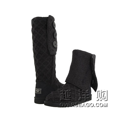UGG Australia  新款女式高筒雪地靴 Lattice Cardy (黑色/木炭色/蜂蜡色/海军蓝/甜梅色/沙土色)，原价￥2118，限时仅售￥1538！绝对正品，超低折扣，含美国直邮～