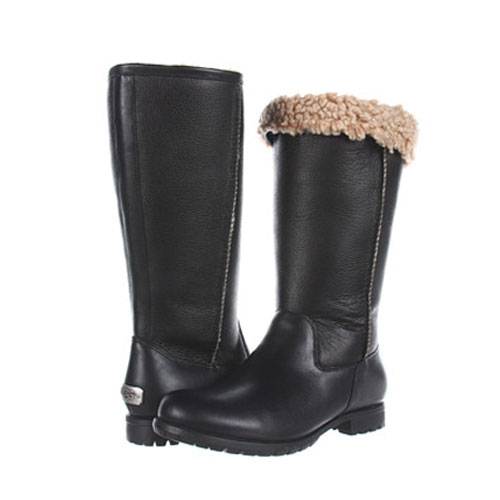 UGG Australia 新款女式中筒雪地靴 Brooks Tall II (棕色/黑色)，原价￥2898，限时仅售￥2208！绝对正品，超低折扣，含美国直邮～
