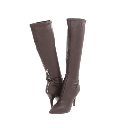 Nine West 玖熙 新款女士高筒靴 7Fairvinda (深棕色/黑色)，原价￥1578，限时仅售￥848！绝对正品，超低折扣，含美国直邮～