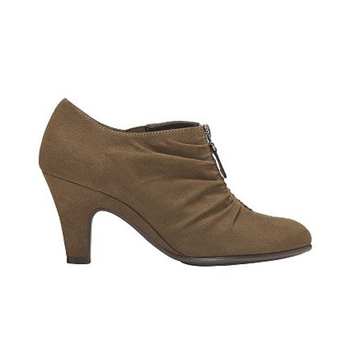 Aerosoles 爱柔仕 新款女式高跟裸靴 Jalapeno (黑色/蓝色/中棕色/紫色)，原价￥1968，限时仅售￥1268！绝对正品，超低折扣，含美国直邮～