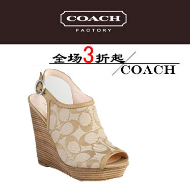 COACH蔻驰 限时特卖VALEANN、ADELLE HEEL等靓鞋系列，统一超低价!仅售1388￥！绝对正品，超低折扣，含美国直邮～