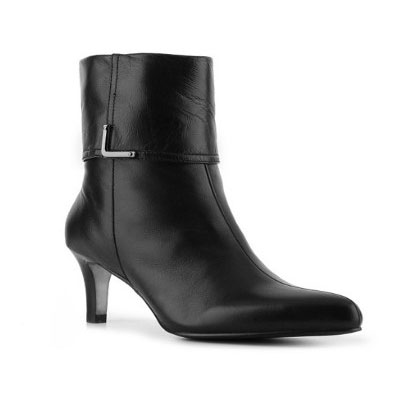 Elie Tahari 艾丽·塔哈瑞 新款女式高跟短靴 Parker Bootie (黑色/棕色)，原价￥2188，限时仅售￥1328！绝对正品，超低折扣，含美国直邮～