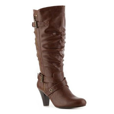 G BY GUESS 盖尔斯 新款女士中筒靴 Ringster Boot(白兰地色/棕色/黑色)，原价￥1828！，限时仅售￥978！绝对正品，超低折扣，含美国直邮～