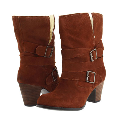 Nine West 玖熙 新款女士短靴 Iheartny (棕色)，原价￥2108，限时仅售￥1118！绝对正品，超低折扣，含美国直邮～