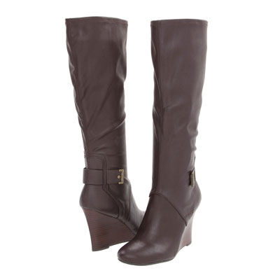 Nine West 玖熙 新款女士中筒靴 Goodness (棕色)，原价￥2168，限时仅售￥1258！绝对正品，超低折扣，含美国直邮～