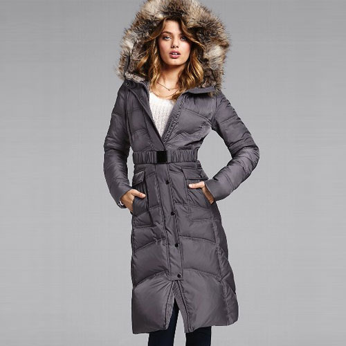 VICTORIA'S SECRET 维多利亚的秘密 新款女式长款羽绒服 Long Puffer Coat (深灰色/白色/黑色)，原价￥2968，限时仅售￥1988！绝对正品，超低折扣，含美国直邮～