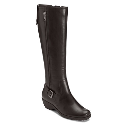 Aerosoles 爱柔仕 新款女式中筒靴 Tintessential (黑色/棕色)，原价￥2178，限时仅售￥1458！绝对正品，超低折扣，含美国直邮～