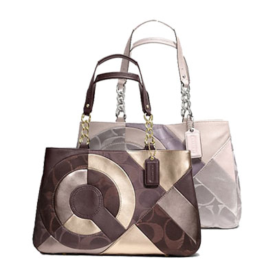 COACH 蔻驰 INLAID PATCHWORK TOTE系列包包，原价￥2178，限时仅售￥1358！绝对正品，超低折扣，含美国直邮～