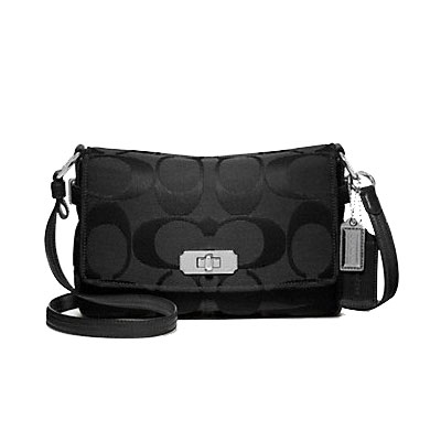 COACH 蔻驰 新款经典LOGO纹单肩斜挎包(F17798)，原价￥2998，限时仅售￥1688！绝对正品，超低折扣，含美国直邮～