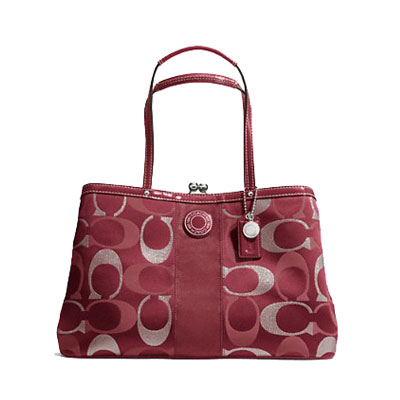 COACH 蔻驰 新款帆布经典logo单肩手提包(F20427)，原价￥3188，限时仅售￥1768！绝对正品，超低折扣，含美国直邮～