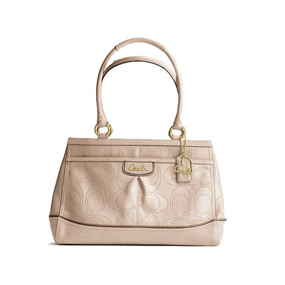 COACH 蔻驰 新款真皮镂空印花单肩手提包(F19969)，原价￥3478，限时仅售￥2038！绝对正品，超低折扣，含美国直邮～