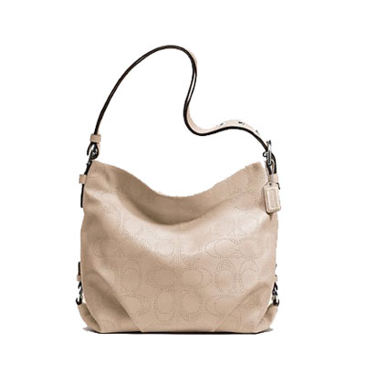 COACH 蔻驰 新款真皮镂空单肩手提包(F19407)，原价￥3578，限时仅售￥2038！绝对正品，超低折扣，含美国直邮～