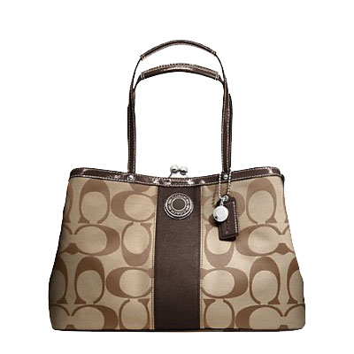 COACH 蔻驰 新款女士帆布单肩手提包(F19190)，原价￥3198，限时仅售￥1778！绝对正品，超低折扣，含美国直邮～
