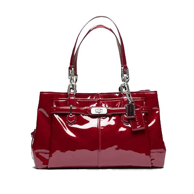 COACH 蔻驰 新款CHELSEA真皮漆皮单肩手提包(F17855)，原价￥3358，限时仅售￥1988！绝对正品，超低折扣，含美国直邮～