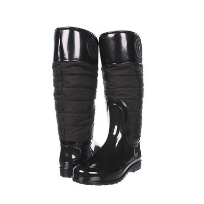 BURBERRY 巴宝莉 2012新款女士中筒靴 Quilted Panel Weather (黑色)，原价￥3378，限时仅售￥2598！绝对正品，超低折扣，含美国直邮～