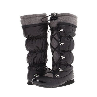 LACOSTE 鳄鱼 新款女士高帮雪地靴 Archana PS (黑色)，原价￥2358，限时仅售￥1648！绝对正品，超低折扣，含美国直邮～