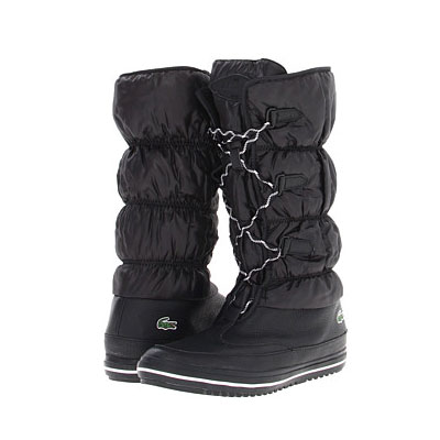 LACOSTE 鳄鱼 新款女士高帮雪地靴 Tuilerie PS (黑色)，原价￥2318，限时仅售￥1628！绝对正品，超低折扣，含美国直邮～