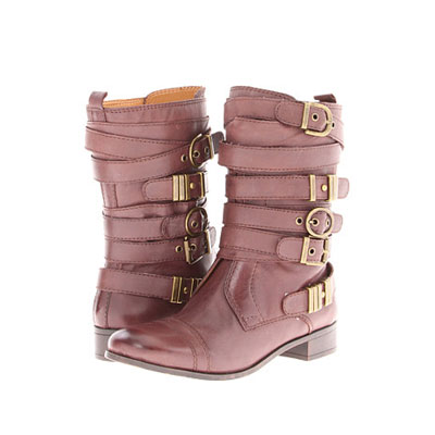 Nine West 玖熙 新款女士中筒靴 Saidee (暗灰色/黑色/深棕色)，原价￥1978，限时仅售￥1298！绝对正品，超低折扣，含美国直邮～